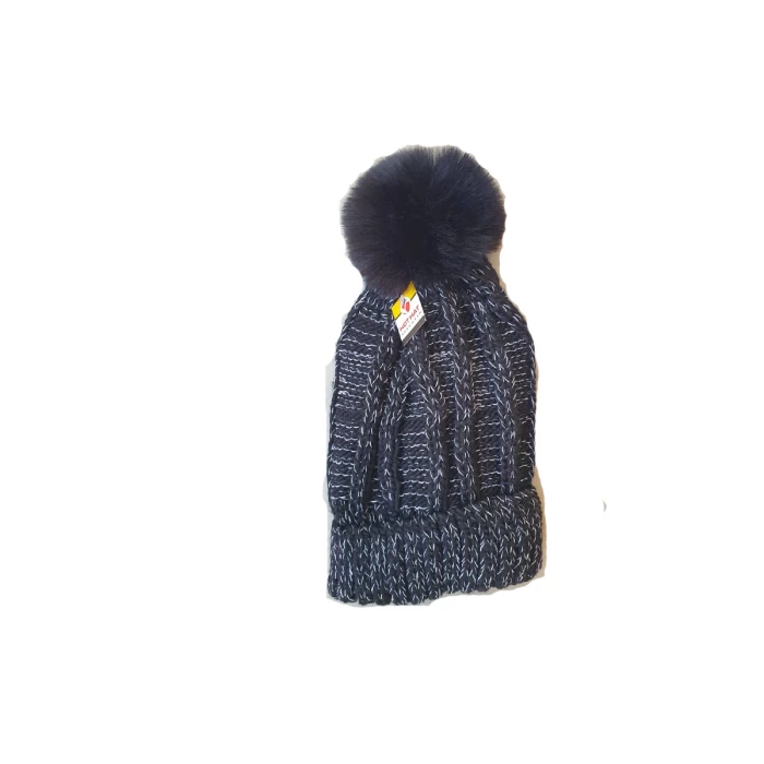 Gorro Tejido C/ Ponpon Abrigados C/corderito